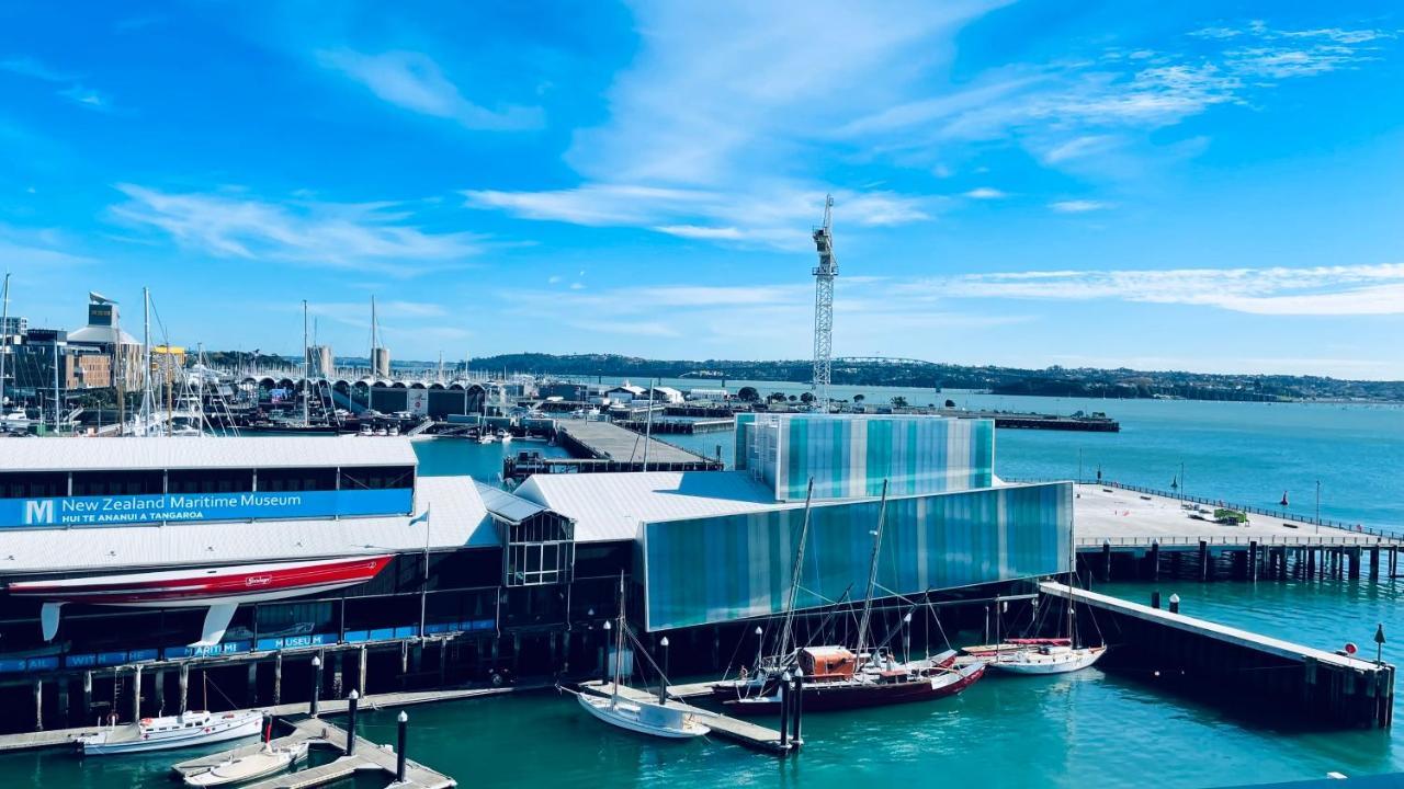 New Waterfront Penthouse On Princes Wharf With Harbor View! The Heart Of Auckland City! Free Parking! المظهر الخارجي الصورة