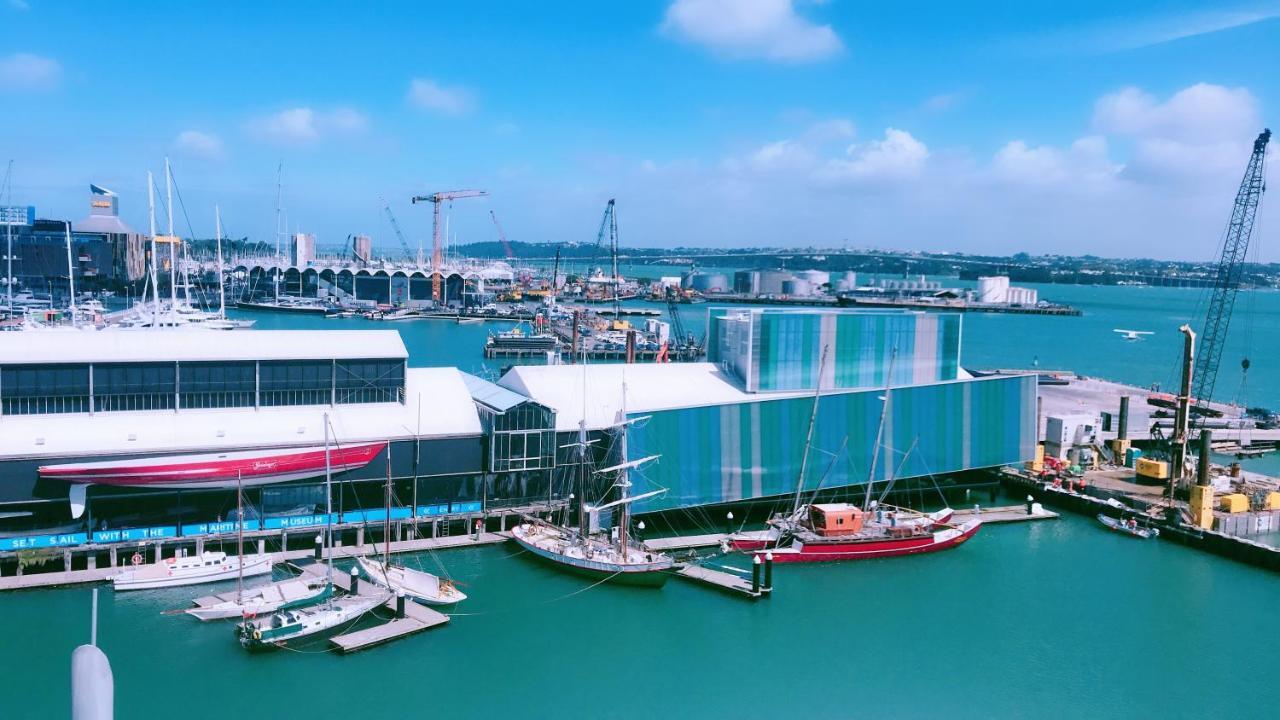 New Waterfront Penthouse On Princes Wharf With Harbor View! The Heart Of Auckland City! Free Parking! المظهر الخارجي الصورة